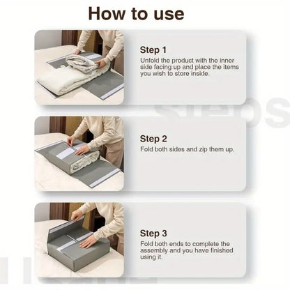 Sheet Set Storage Box Organizer