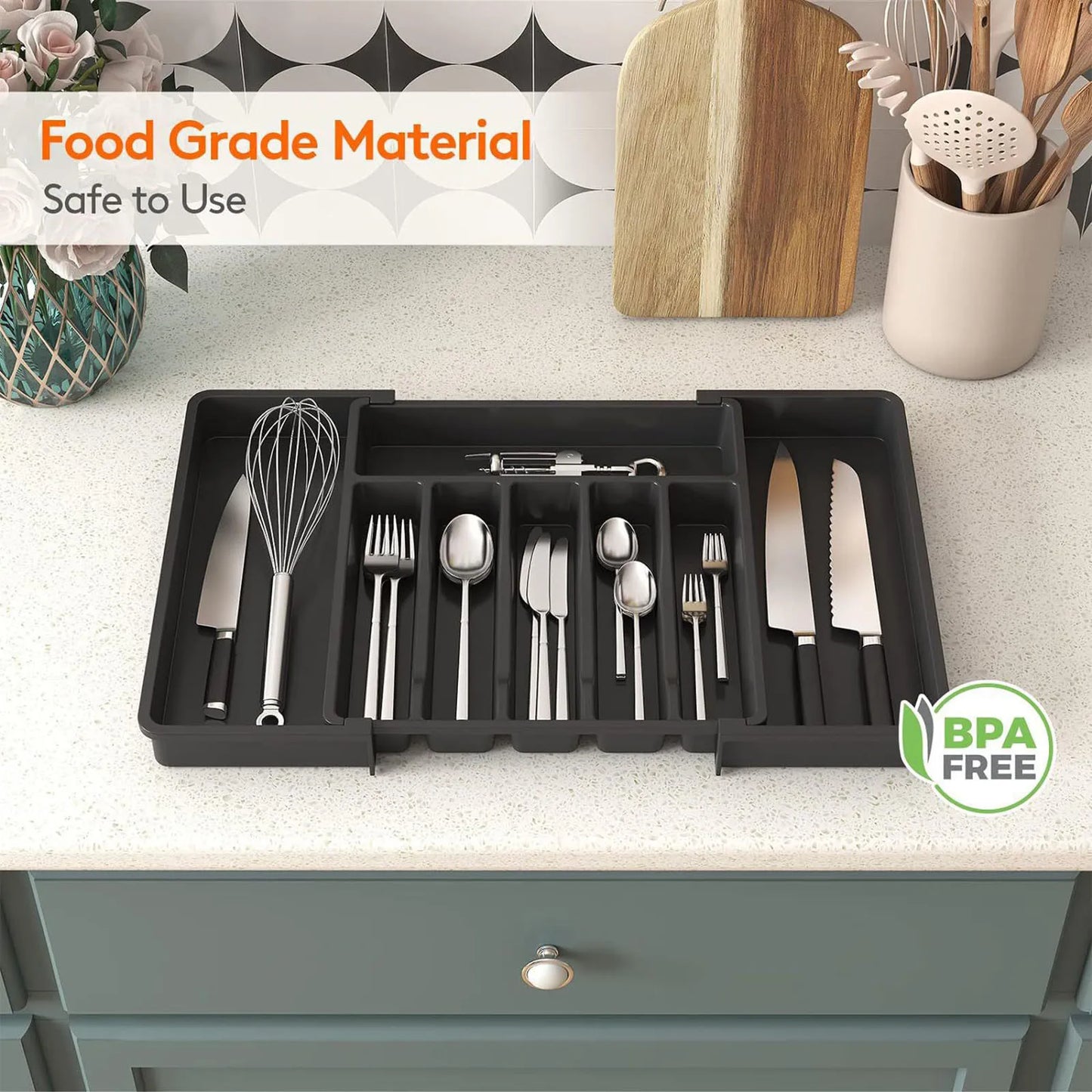 Expandable Silverware Organizer