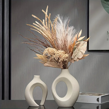 Scandi Chic Hollow Vase Set