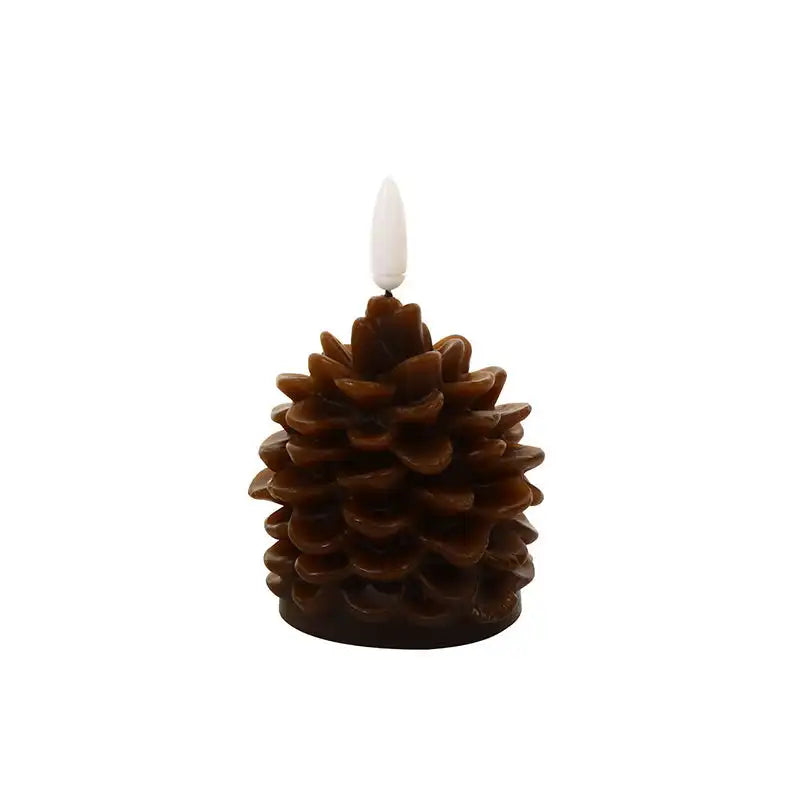 Flameless LED Pine Cone Candles