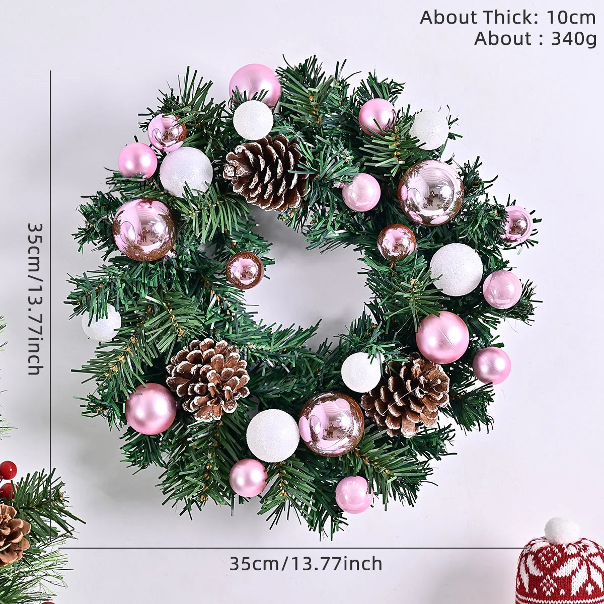 Christmas Door Wreath Artificial