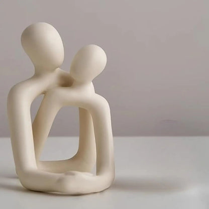 Heartwarming Loving Couple Resin Statue