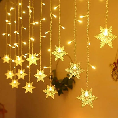 Christmas Snowflake LED Curtain