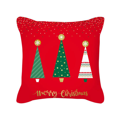 Linen Christmas Pillow Cases (Set of 4)