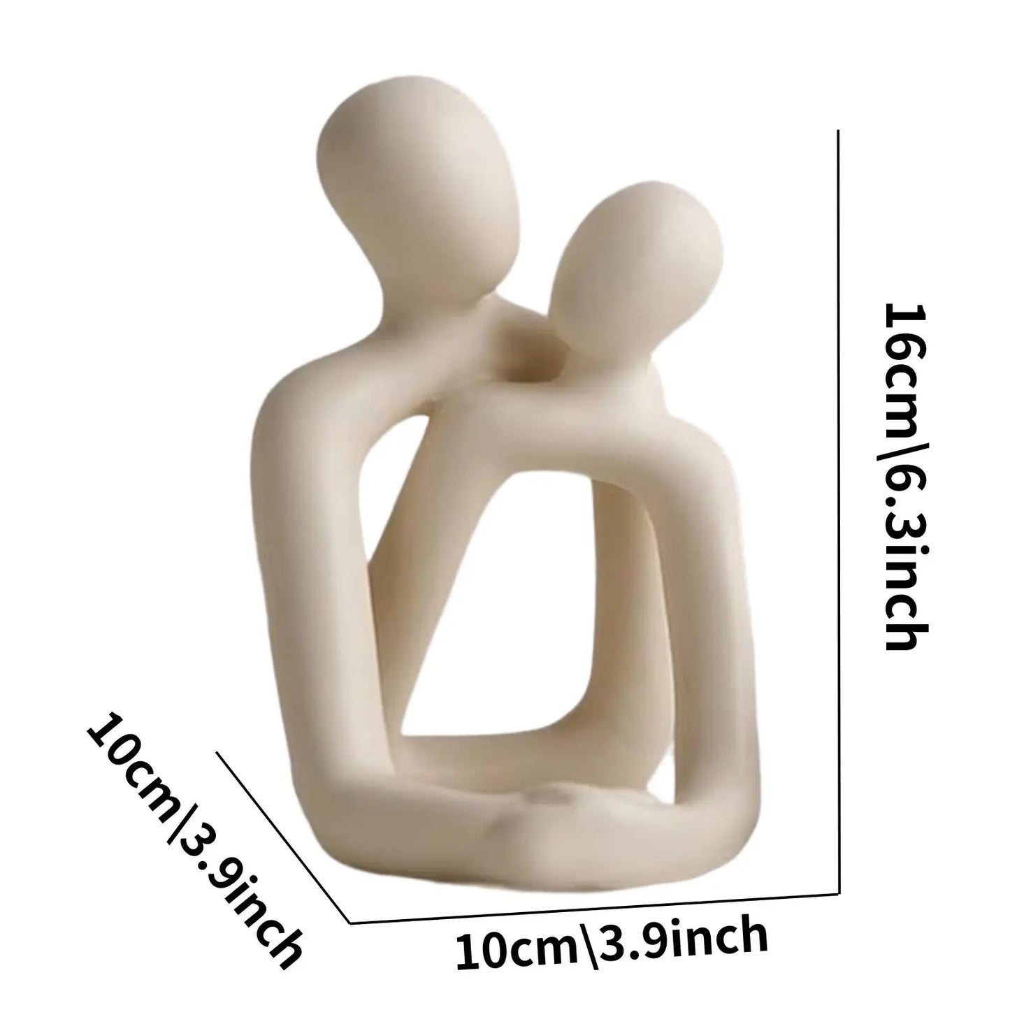 Heartwarming Loving Couple Resin Statue