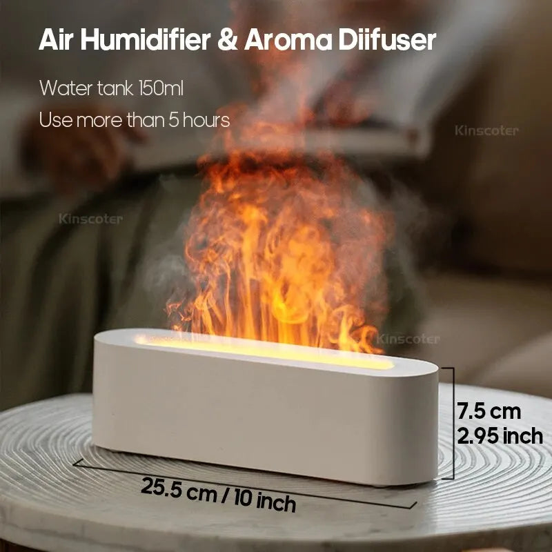 Flame Aroma Diffuser Humidifier