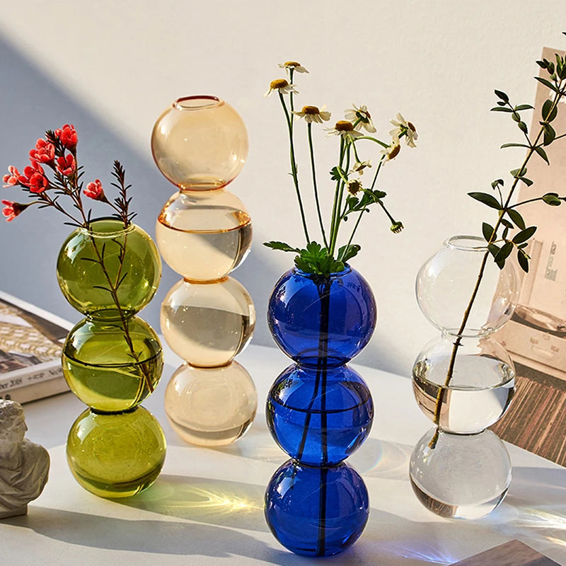 Nordic Glass Bubble Vase