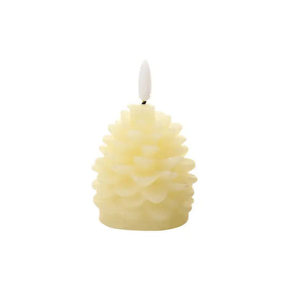 Flameless LED Pine Cone Candles