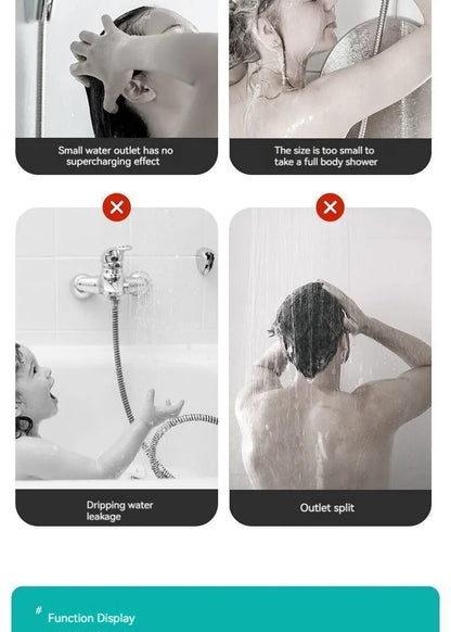 Shower with 5 pressure modes