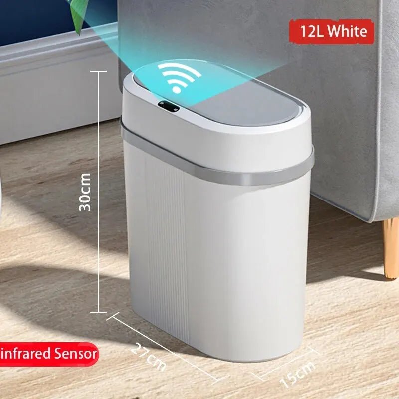 Bathroom trash can with motion sensor - Ziarra home