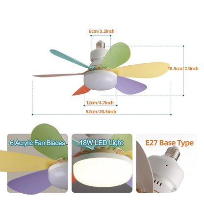 LED Ceiling Fan with Remote Control - Ziarra home