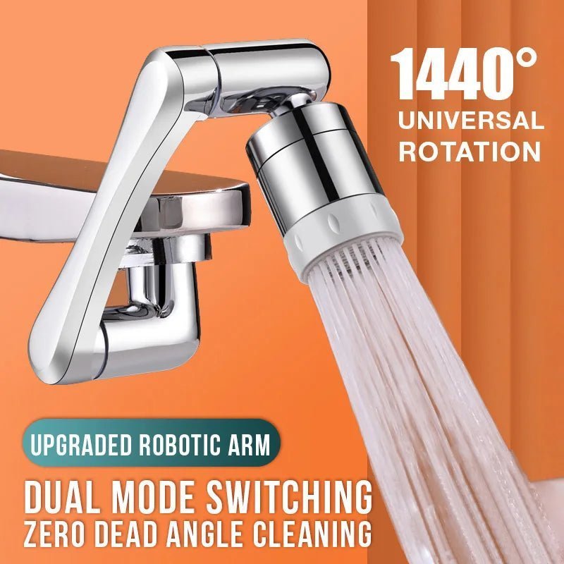 Universal 1080° Swivel Robotic Arm Faucet Extension - Ziarra home