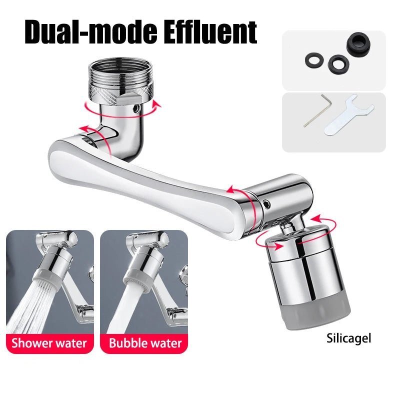 Universal 1080° Swivel Robotic Arm Faucet Extension - Ziarra home