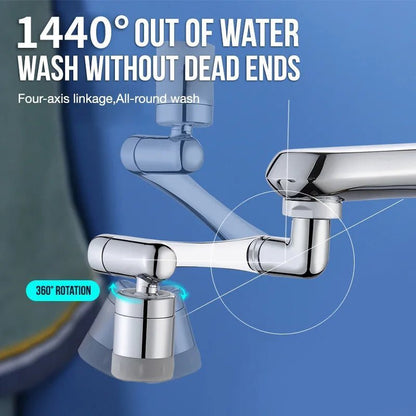 Universal 1080° Swivel Robotic Arm Faucet Extension - Ziarra home