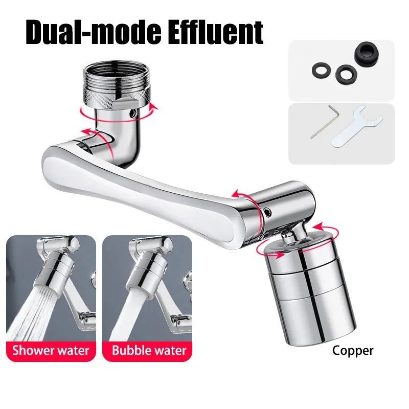 Universal 1080° Swivel Robotic Arm Faucet Extension - Ziarra home